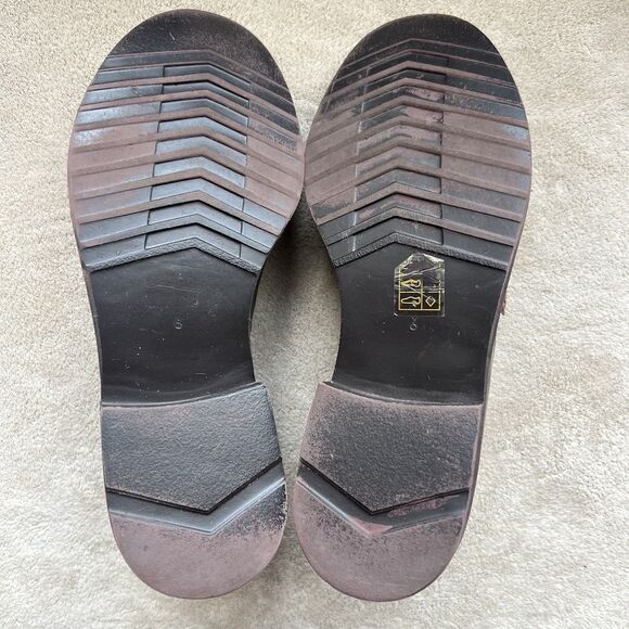 Jeffrey Campbell Lenna Brown Patent & Croc Embossed Leather Penny Loafer Women 6 - Picture 14 of 16